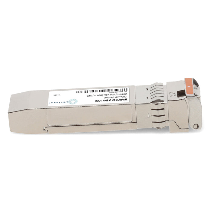 Alcatel-Lucent Nokia® Compatible TAA 10GBase-BX SFP+ Transceiver (SMF, 1490nmTx/1550nmRx, 80km, LC, DOM)