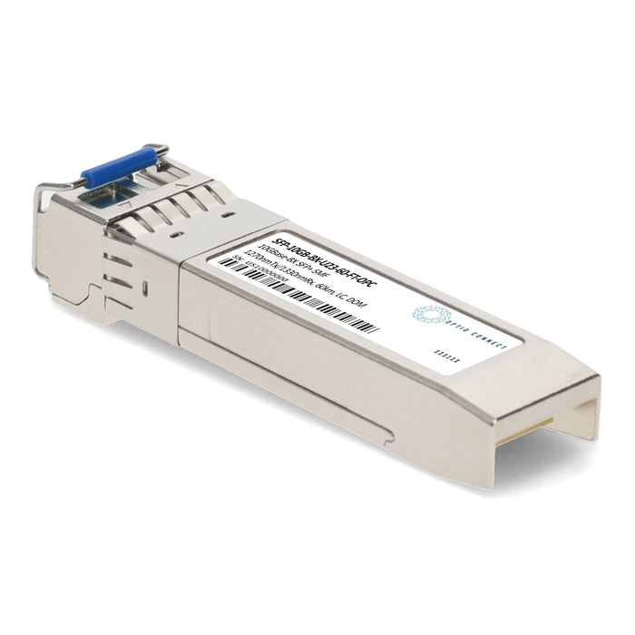 Fortinet® Compatible TAA 10GBase-BX SFP+ Transceiver (SMF, 1270nmTx/1330nmRx, 60km, LC, DOM)