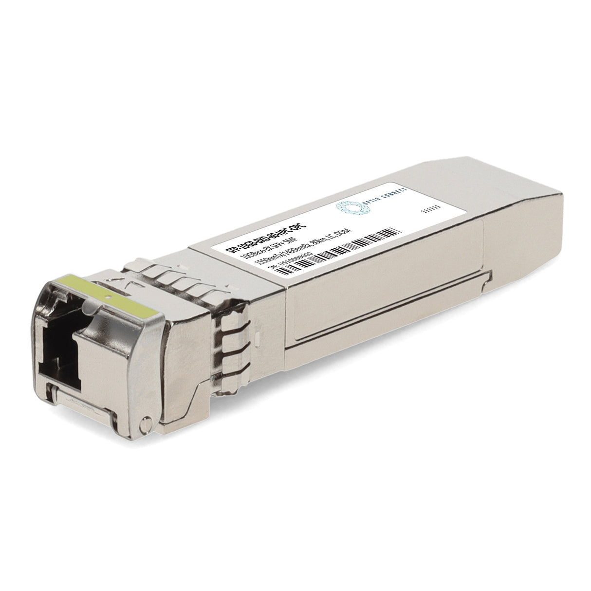 HP® Compatible TAA 10GB-BXD SFP+ (SMF, 1550nmTx/1490nmRx, 80km, LC, DOM)
