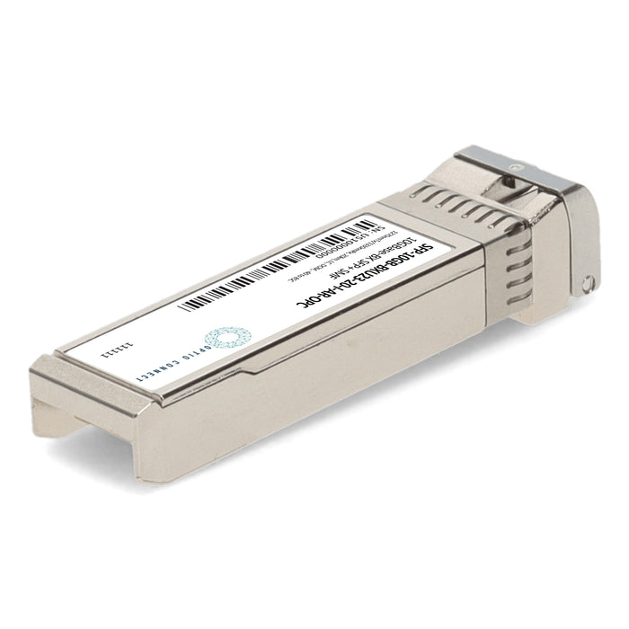 Arista Networks® Compatible TAA 10GBase-BX SFP+ Transceiver (SMF, 1270nmTx/1330nmRx, 20km, LC, DOM, -40 to 85C)