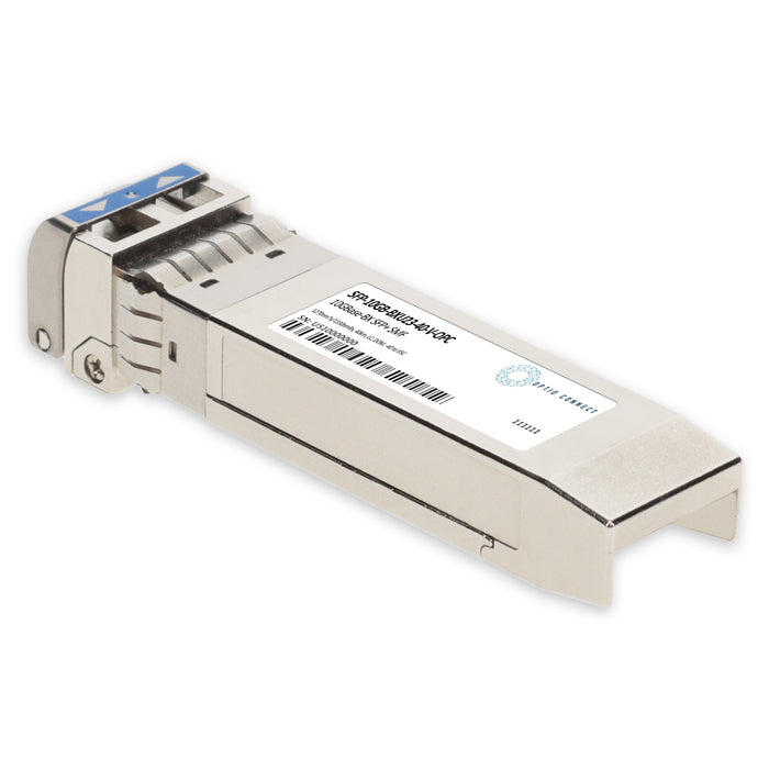 MSA and TAA 10GBase-BX SFP+ Transceiver (SMF, 1270nmTx/1330nmRx, 40km, LC, DOM, -40 to 95C)