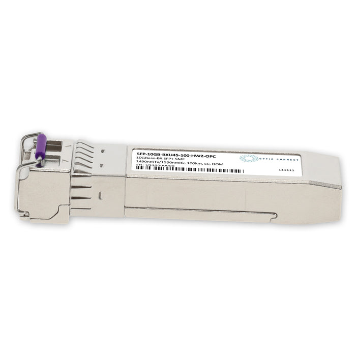 Huawei® Compatible TAA 10GBase-BX SFP+ Transceiver (SMF, 1490nmTx/1550nmRx, 100km, LC, DOM)