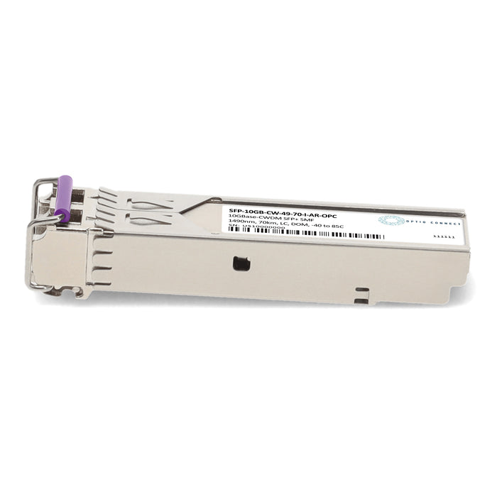 Arista Networks® Compatible TAA 10GBase-CWDM SFP+ Transceiver (SMF, 1490nm, 70km, LC, DOM, -40 to 85C)