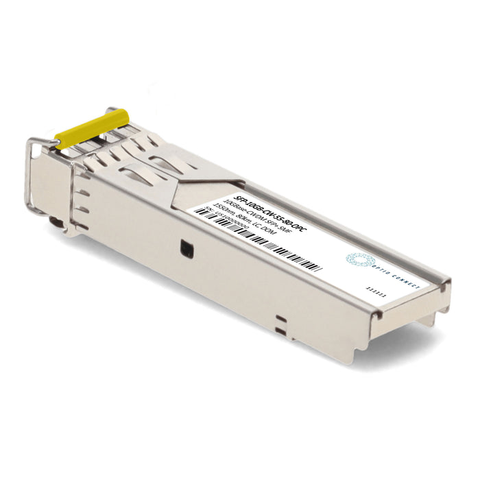 MSA and TAA 10GBase-CWDM SFP+ Transceiver (SMF, 1550nm, 80km, LC, DOM)