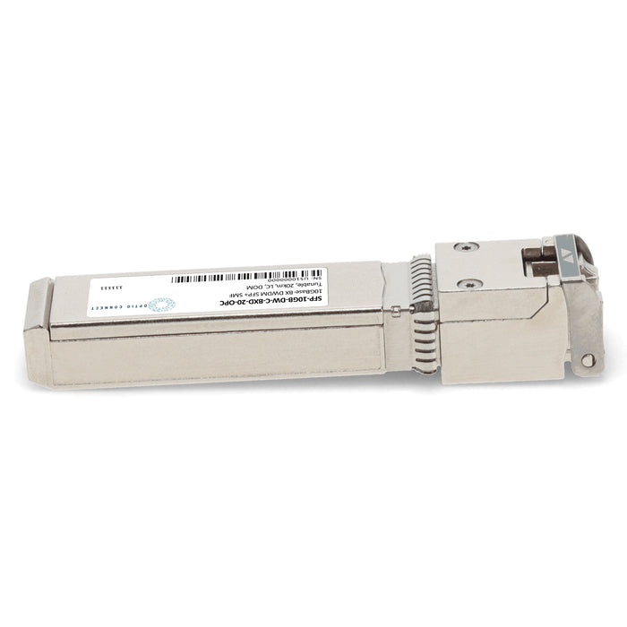 MSA and TAA 10G-BX DWDM 100GHz Multi-rate Multi-band SFP+ Transceiver (SMF, 20km, Primary, DOM)