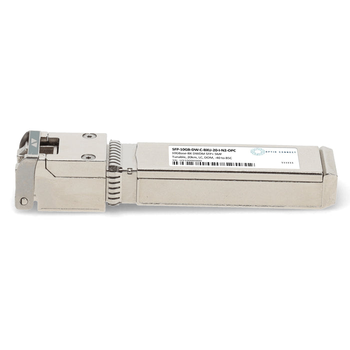 Alcatel-Lucent Nokia® Compatible and TAA 10G-BX DWDM 100GHz Multi-rate Multi-band SFP+ Transceiver (SMF, 20km, Secondary, DOM, -40 to 85C)