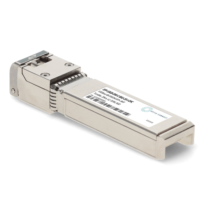 MSA and TAA 1G/10G-BX DWDM 100GHz Multi-rate Multi-band SFP+ Transceiver (SMF, 20km, Secondary, DOM, -40 to 85C)