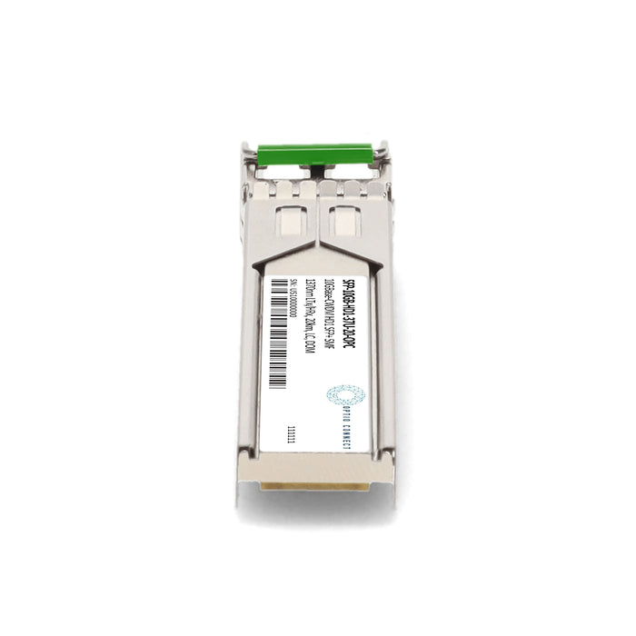 MSA and TAA 10GBase-CWDM HD1 SFP+ Transceiver (SMF, 1370nm LTx/HRx, 20km, LC, DOM)