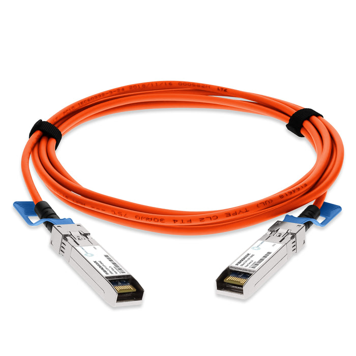 Dell Compatible TAA 10GBase-CU SFP+ to SFP+ Direct Attach Cable (Passive Twinax, 1m) Orange