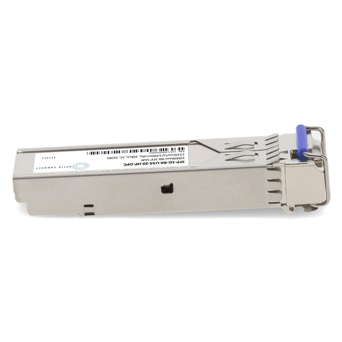 HP® Compatible TAA 1000Base-BX SFP Transceiver (SMF, 1310nmTx/1490nmRx, 20km, LC, DOM)