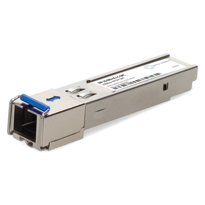 Cisco® Compatible TAA 1000Base-BX SFP Transceiver (SMF, 1310nmTx/1490nmRx, 10km, SC, DOM, -40 to 85C)