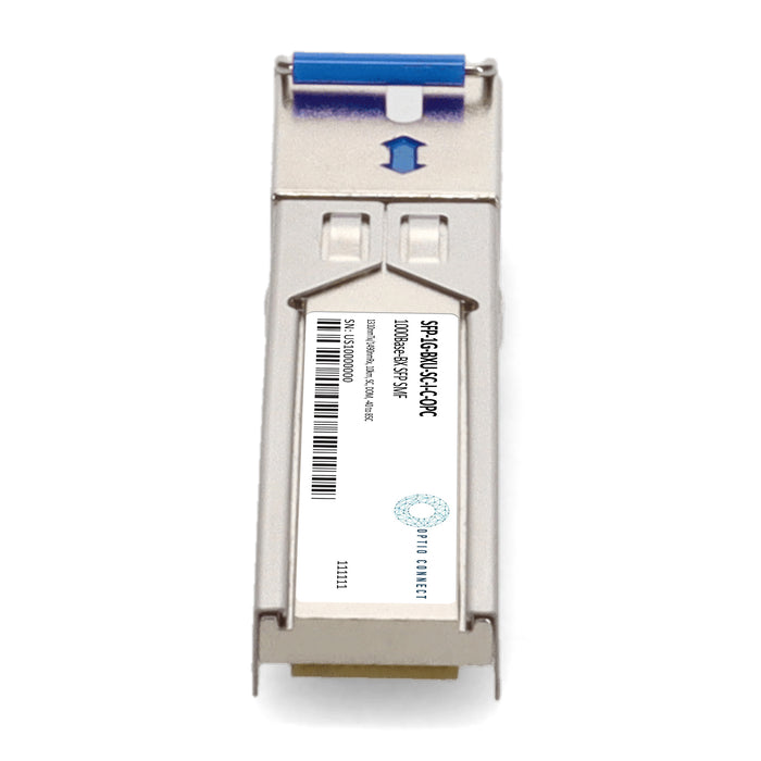Cisco® Compatible TAA 1000Base-BX SFP Transceiver (SMF, 1310nmTx/1490nmRx, 10km, SC, DOM, -40 to 85C)