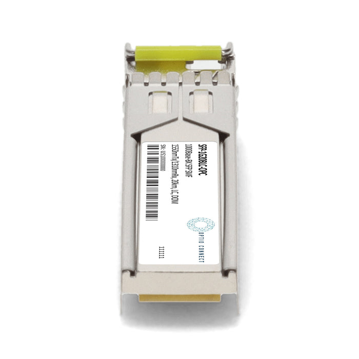 Moxa® SFP-1G20BLC Compatible TAA 1000Base-BX SFP Transceiver (SMF, 1550nmTx/1310nmRx, 20km, LC, DOM)
