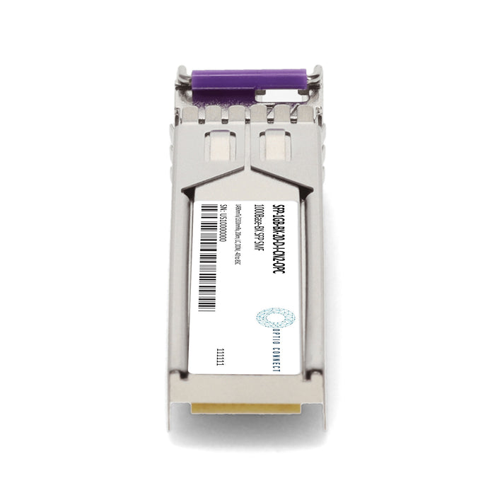 Ciena® Compatible TAA 1000Base-BX SFP Transceiver (SMF, 1490nmTx/1310nmRx, 20km, LC, DOM, -40 to 85C)