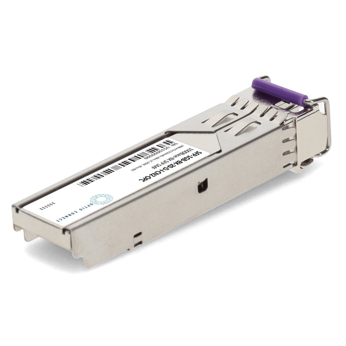Ciena® Compatible TAA 1000Base-BX SFP Transceiver (SMF, 1490nmTx/1310nmRx, 20km, LC, DOM, -40 to 85C)