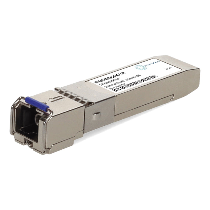 Cisco® Compatible TAA 1000Base-BX SFP Transceiver (SMF, 1510nmTx/1590nmRx, 120km, SC, DOM)