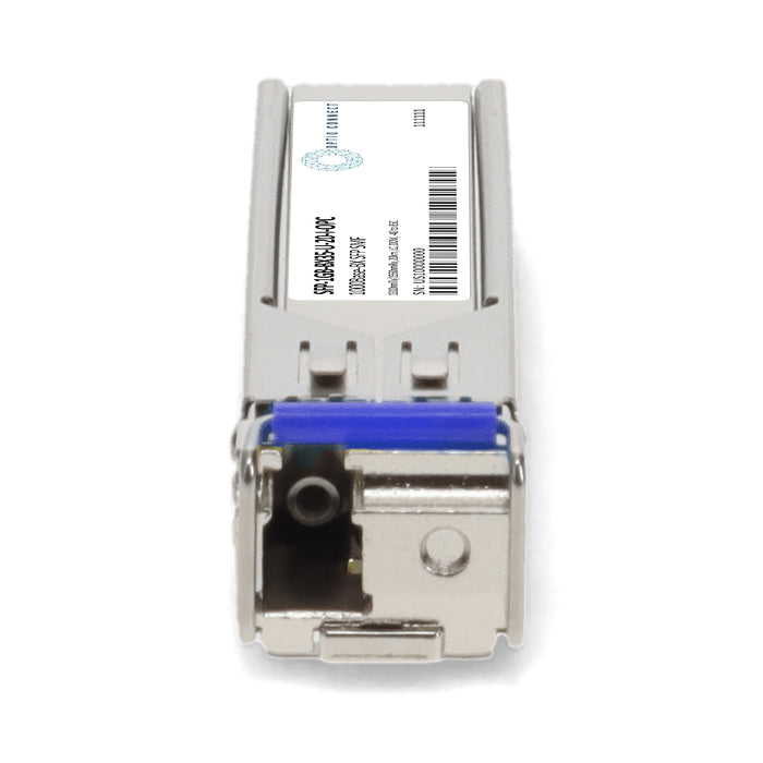 MSA and TAA 1000Base-BX SFP Transceiver (SMF, 1310nmTx/1550nmRx, 20km, LC, DOM, -40 to 85C)