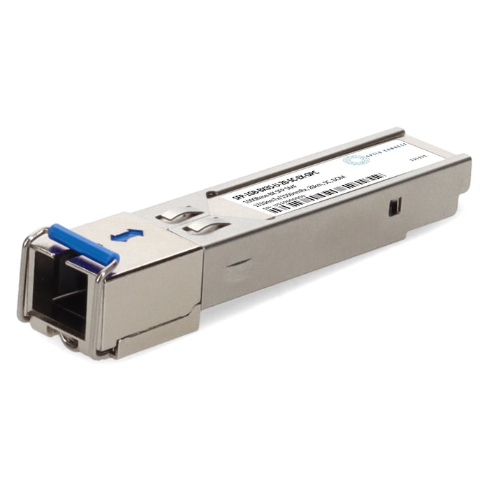 Extreme Networks® Compatible TAA 1000Base-BX SFP Transceiver (SMF, 1310nmTx/1550nmRx, 20km, SC, DOM)