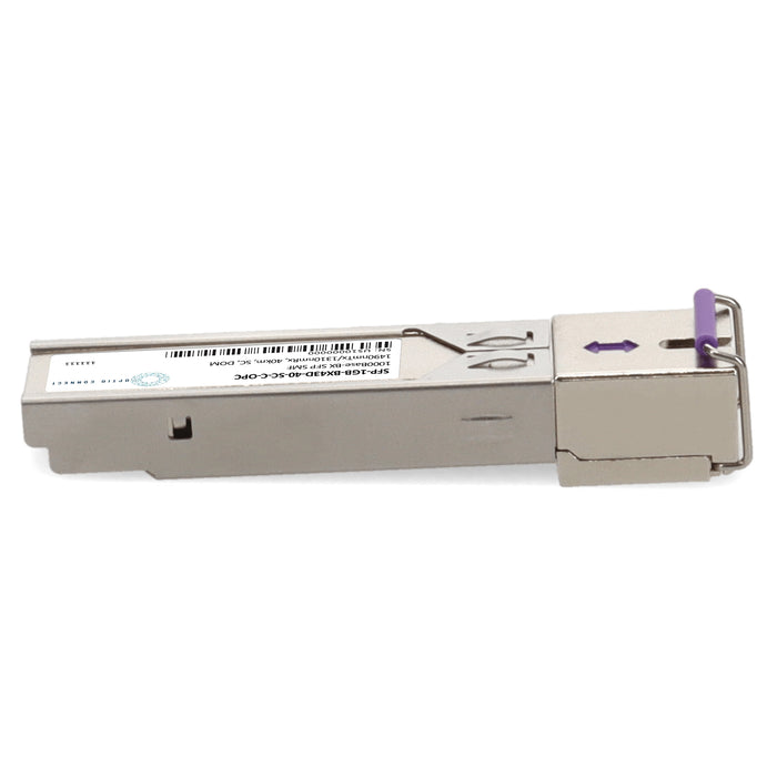 Cisco® Compatible TAA 1000Base-BX SFP Transceiver (SMF, 1490nmTx/1310nmRx, 40km, SC, DOM)