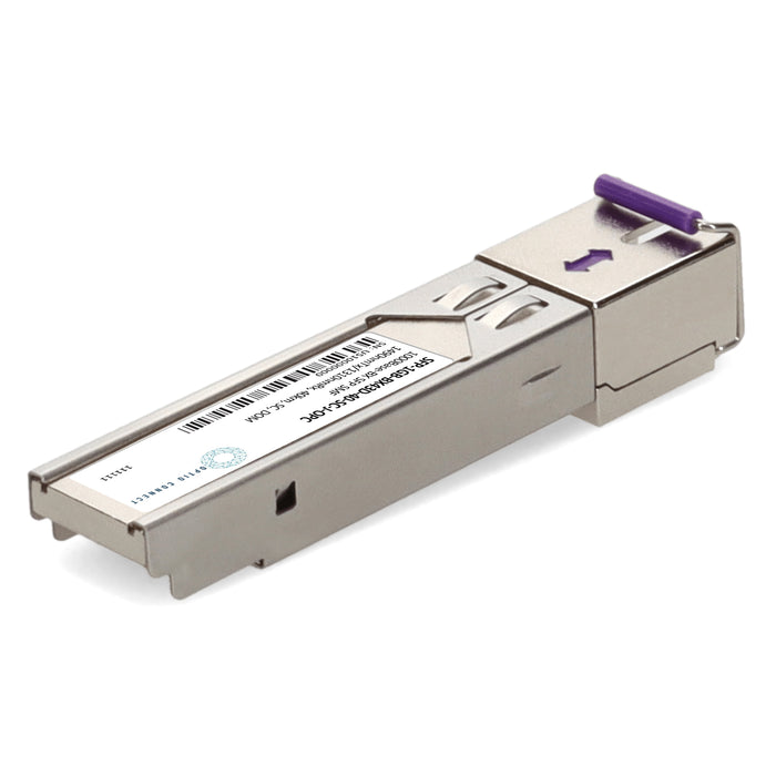 Juniper Networks® Compatible TAA 1000Base-BX SFP Transceiver (SMF, 1490nmTx/1310nmRx, 40km, SC, DOM)