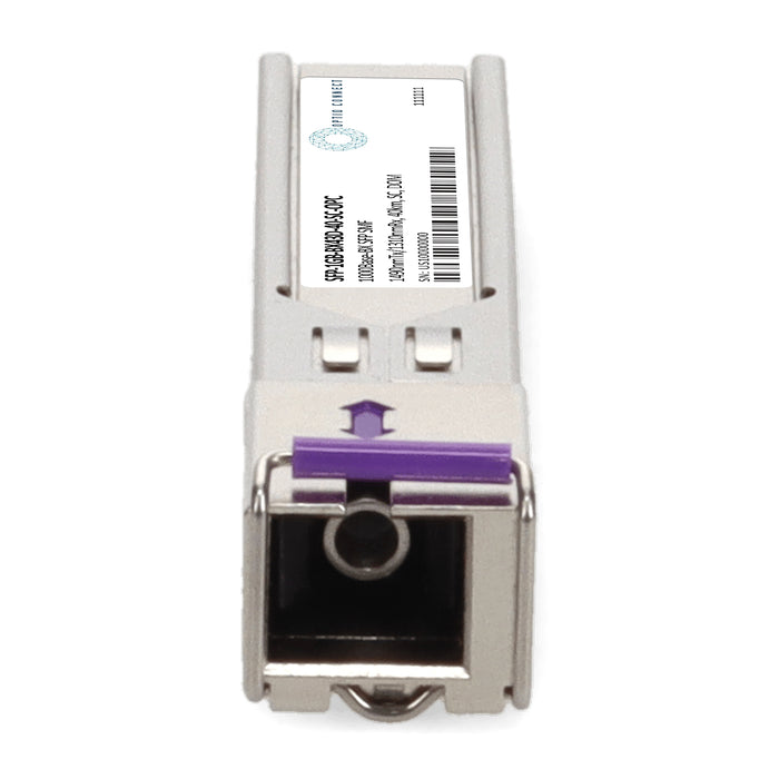 MSA and TAA 1000Base-BX SFP Transceiver (SMF, 1490nmTx/1310nmRx, 40km, SC, DOM)