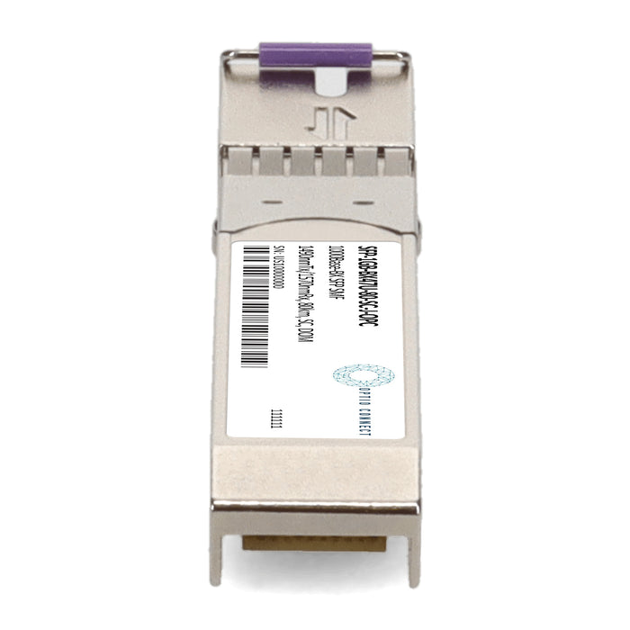 Juniper Networks® Compatible TAA 1000Base-BX SFP Transceiver (SMF, 1490nmTx/1570nmRx, 80km, SC, DOM)