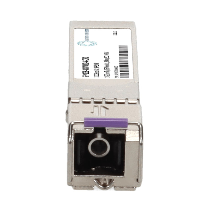 MSA and TAA 1000Base-BX SFP Transceiver (SMF, 1490nmTx/1570nmRx, 80km, SC, DOM)