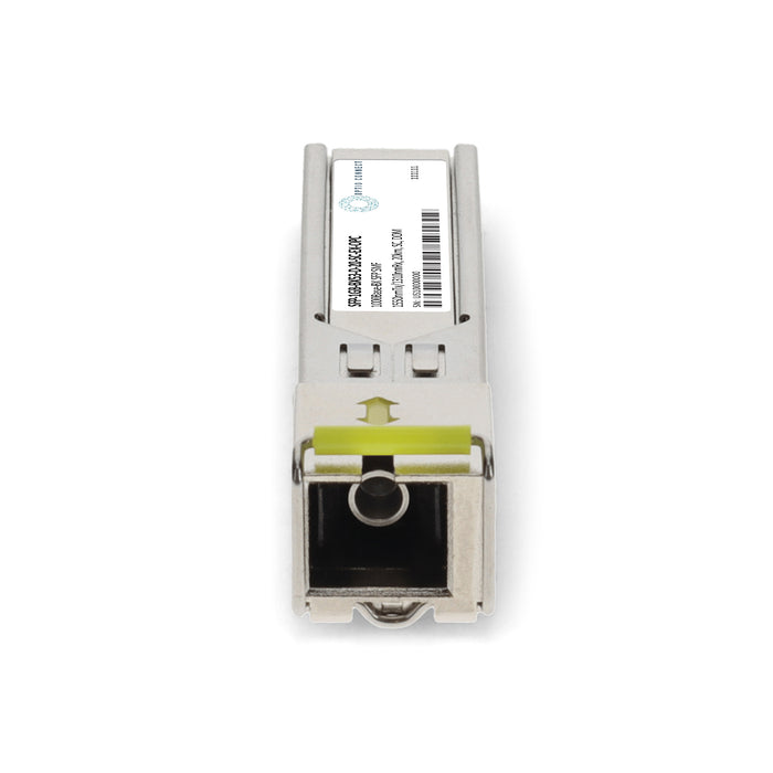 Extreme Networks® Compatible TAA 1000Base-BX SFP Transceiver (SMF, 1550nmTx/1310nmRx, 20km, SC, DOM)