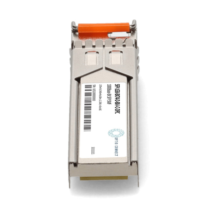 Cisco® Compatible TAA 1000Base-BX SFP Transceiver (SMF, 1570nmTx/1490nmRx, 80km, LC, DOM, -40 to 85C)