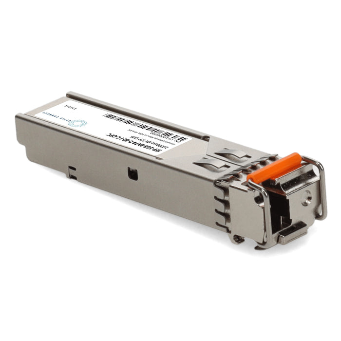 Cisco® Compatible TAA 1000Base-BX SFP Transceiver (SMF, 1570nmTx/1490nmRx, 80km, LC, DOM, -40 to 85C)