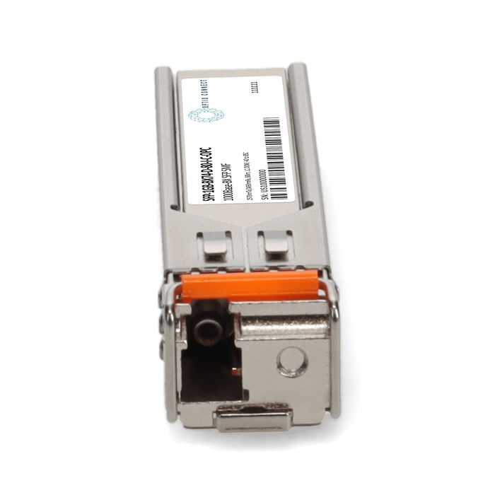 Cisco® Compatible TAA 1000Base-BX SFP Transceiver (SMF, 1570nmTx/1490nmRx, 80km, LC, DOM, -40 to 85C)