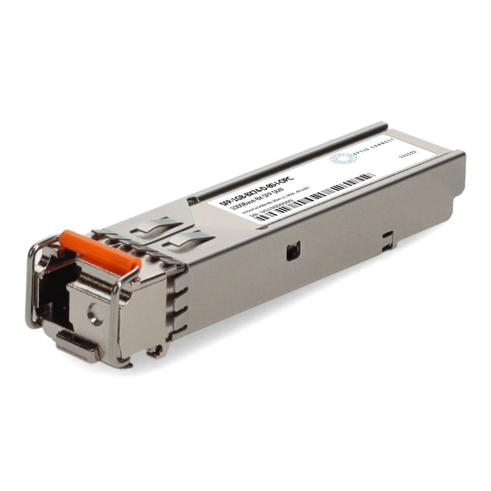 MSA and TAA 1000Base-BX SFP Transceiver (SMF, 1570nmTx/1490nmRx, 80km, LC, DOM, -40 to 85C)