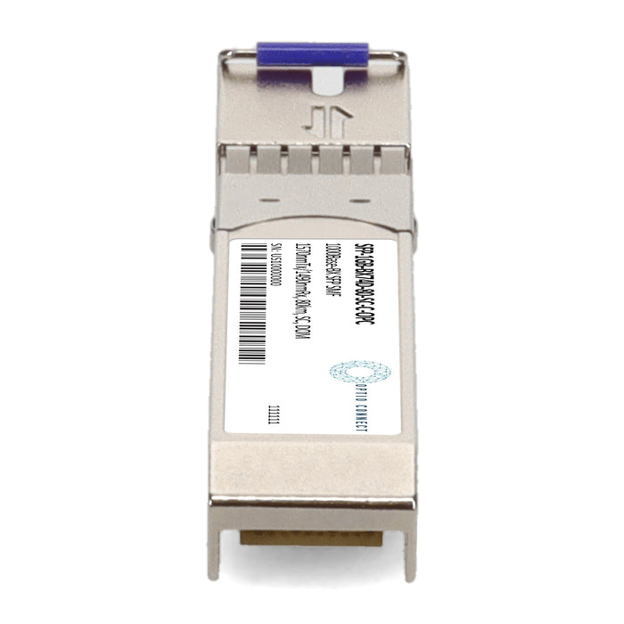Cisco® Compatible TAA 1000Base-BX SFP Transceiver (SMF, 1570nmTx/1490nmRx, 80km, SC, DOM)