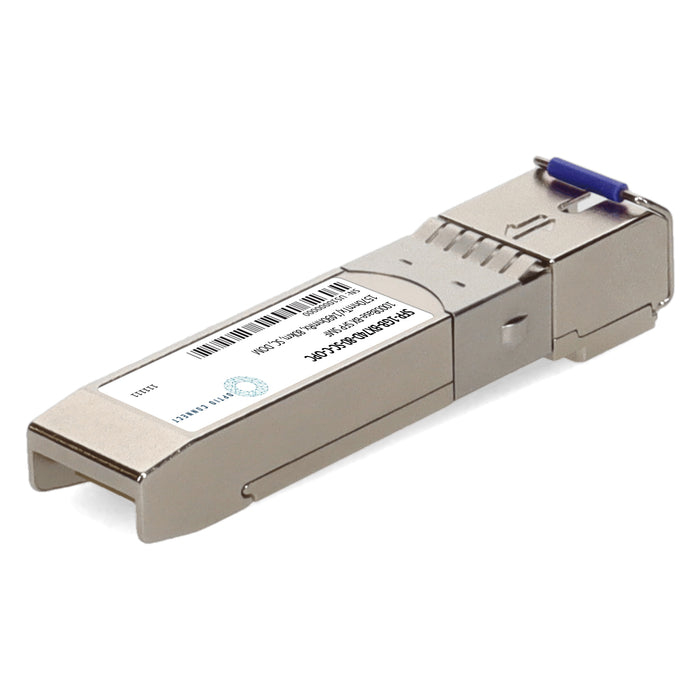 Cisco® Compatible TAA 1000Base-BX SFP Transceiver (SMF, 1570nmTx/1490nmRx, 80km, SC, DOM)
