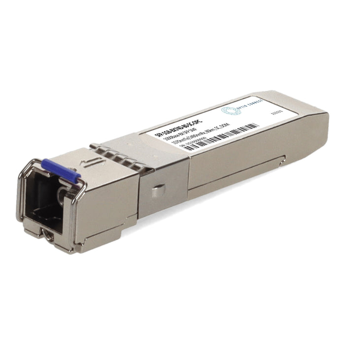 MSA and TAA 1000Base-BX SFP Transceiver (SMF, 1570nmTx/1490nmRx, 80km, SC, DOM)