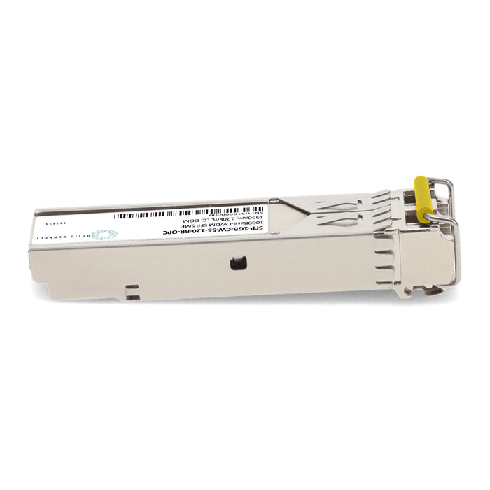 Brocade® (Formerly) Compatible TAA 1000Base-CWDM SFP Transceiver (SMF, 1550nm, 120km, LC, DOM)