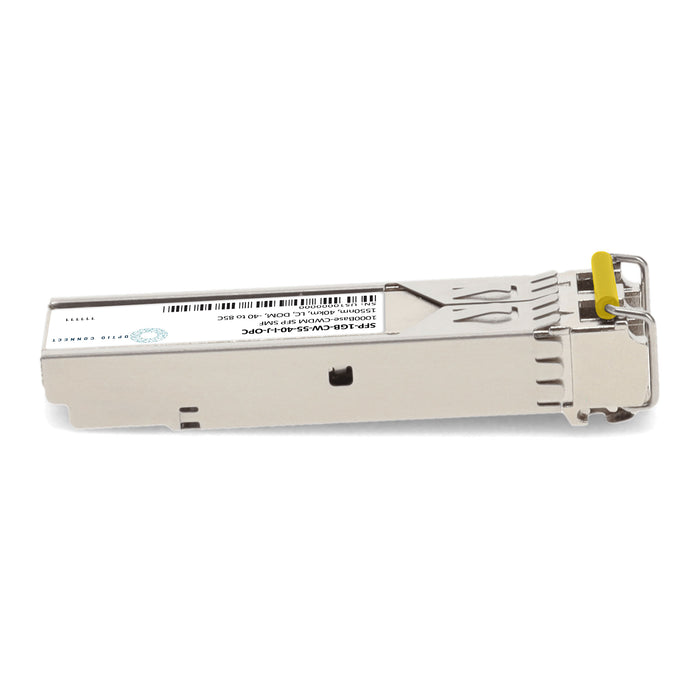 Juniper Networks® Compatible TAA 1000Base-CWDM SFP Transceiver (SMF, 1550nm, 40km, LC, DOM)