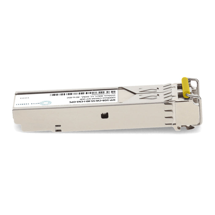 Ciena® Compatible TAA 1000Base-CWDM SFP Transceiver (SMF, 1550nm, 80km, LC, DOM, -40 to 85C)