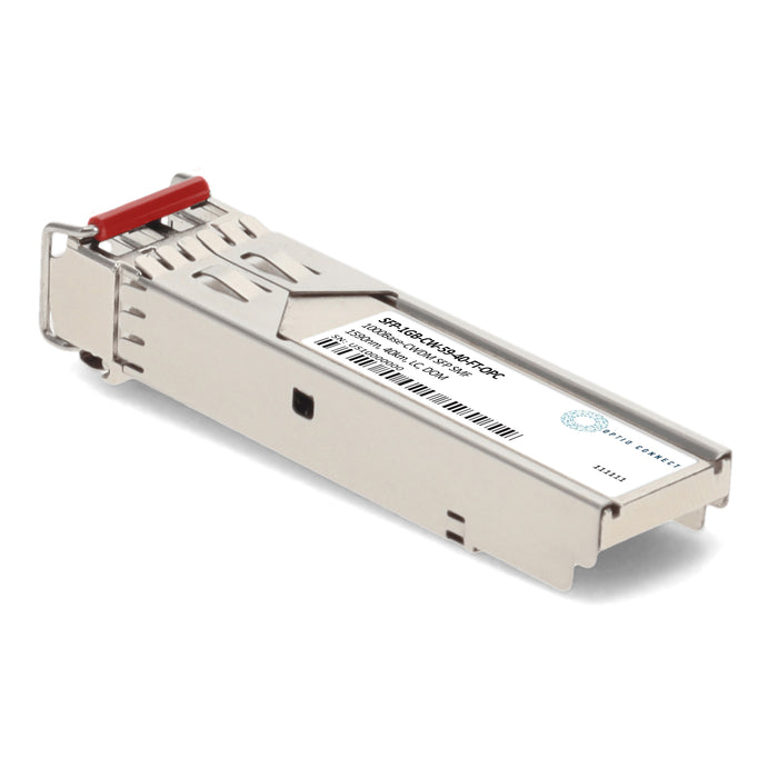Fortinet® Compatible TAA 1000Base-CWDM SFP Transceiver (SMF, 1590nm, 40km, LC, DOM)