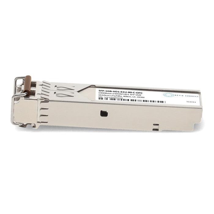Cisco® Compatible TAA 1000Base-CWDM HD1 SFP Transceiver (SMF, 1610nm LTx/HRx, 80km, LC, DOM)