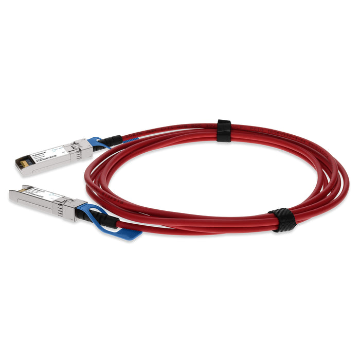 Cisco Compatible TAA 1000Base-CU SFP+ to SFP+ Direct Attach Cable (Passive Twinax, 1m, Red)