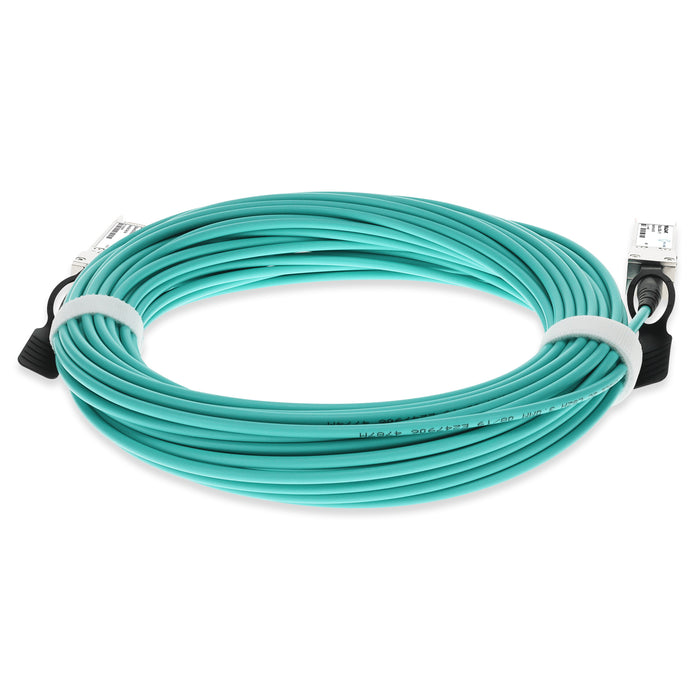 Cisco Compatible TAA Compliant 25GBase-AOC SFP28 Active Optical Cable (850nm, MMF, 30m)
