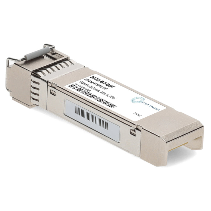 Cisco® SFP-25G-BX-D-40 Compatible TAA 25GBase-BX SFP28 Transceiver (SMF, 1310nmTx/1270nmRx, 40km, LC, DOM)