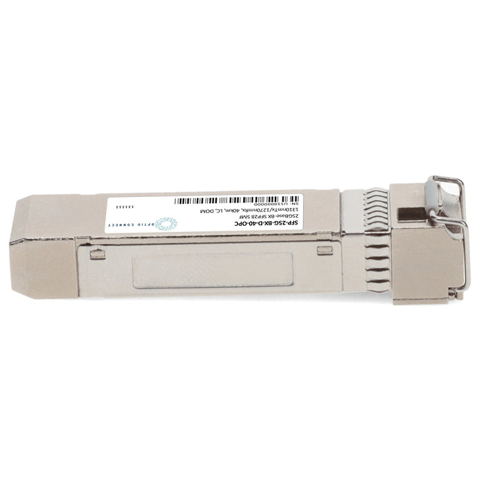Cisco® SFP-25G-BX-D-40 Compatible TAA 25GBase-BX SFP28 Transceiver (SMF, 1310nmTx/1270nmRx, 40km, LC, DOM)