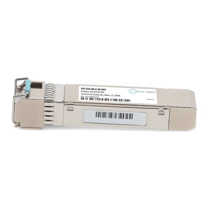 Cisco® SFP-25G-BX-U-40 Compatible TAA 25GBase-BX SFP28 Transceiver (SMF, 1270nmTx/1310nmRx, 40km, LC, DOM)