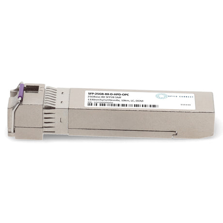 HP® Compatible TAA 25GBase-BX SFP28 Transceiver (SMF, 1330nmTx/1270nmRx, 10km, LC, DOM)