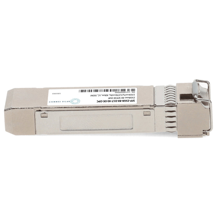 Dell® Compatible TAA 25GBase-BX SFP28 Transceiver (SMF, 1310nmTx/1270nmRx, 40km, LC, DOM)