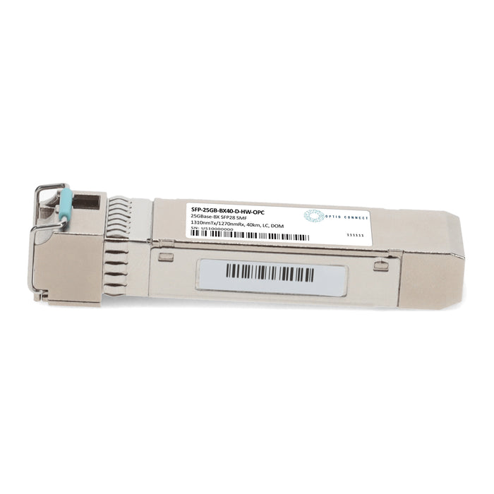 Huawei® Compatible TAA 25GBase-BX SFP28 Transceiver (SMF, 1310nmTx/1270nmRx, 40km, LC, DOM)