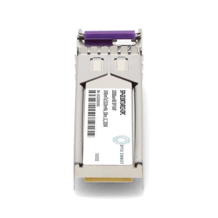 Juniper Networks® SFP-GE10KT14R13 Compatible TAA 1000Base-BX SFP Transceiver (SMF, 1490nmTx/1310nmRx, 10km, LC, DOM)