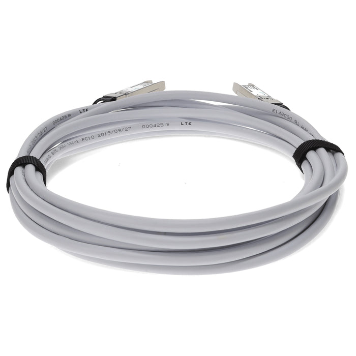 Cisco SFP-H10GB-CU1M Compatible TAA Compliant 10GBase-CU SFP+ White Direct Attach Cable (Twinax DAC, 1m, Passive)